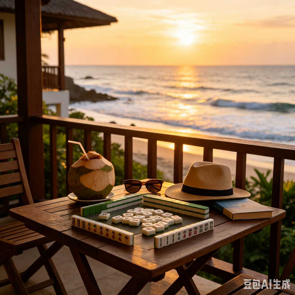 camping leisure mahjong set