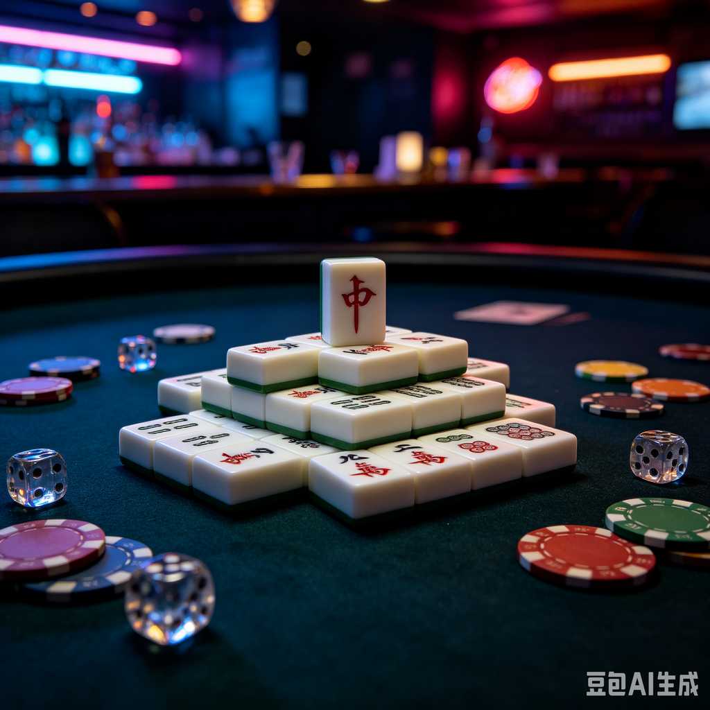 classic oriental board game mahjong